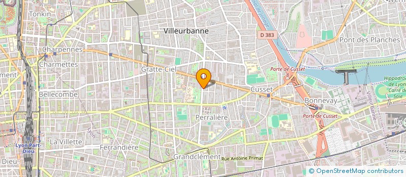 localisation de l'entreprise MONSIEUR GUELLORTA NKOKOLO  VILLEURBANNE