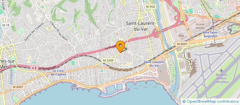 localisation de l'entreprise MONSIEUR GUEMES DE MELO  SAINT-LAURENT-DU-VAR