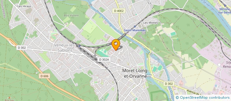 localisation de l'entreprise MONSIEUR GUENAEL BESCHI  MORET-LOING-ET-ORVANNE