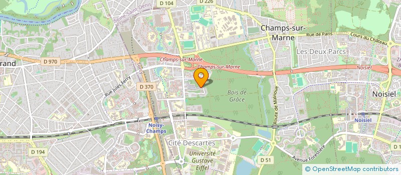 localisation de l'entreprise MONSIEUR GUENAEL GEFFROY  CHAMPS-SUR-MARNE