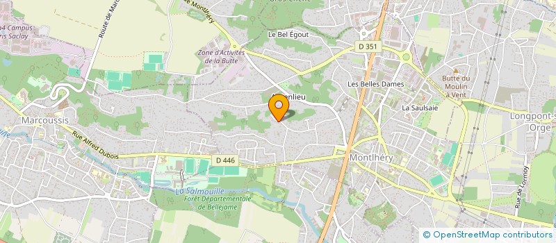 localisation de l'entreprise MONSIEUR GUENAEL GUILLOUX  MONTLHERY