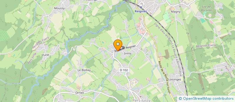 localisation de l'entreprise MONSIEUR GUENAEL HAYE  PERS-JUSSY