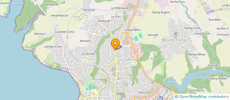 localisation de l'entreprise MONSIEUR GUENAEL HELEZEN à CONCARNEAU