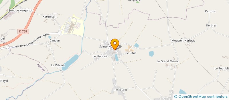 localisation de l'entreprise MONSIEUR GUENAEL HENRIO à NOYAL-PONTIVY