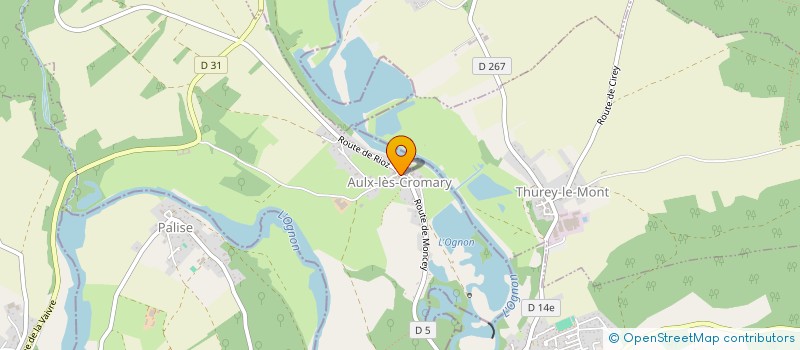 localisation de l'entreprise MONSIEUR GUENAEL MARCAND  AULX-LES-CROMARY