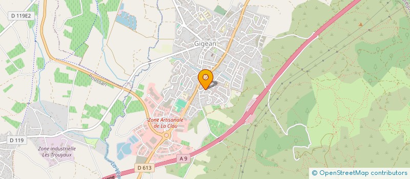 localisation de l'entreprise MONSIEUR GUENAEL MARSALEIX  GIGEAN