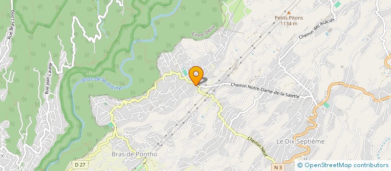 localisation de l'entreprise MONSIEUR GUENAEL MOUILLOR  LE TAMPON