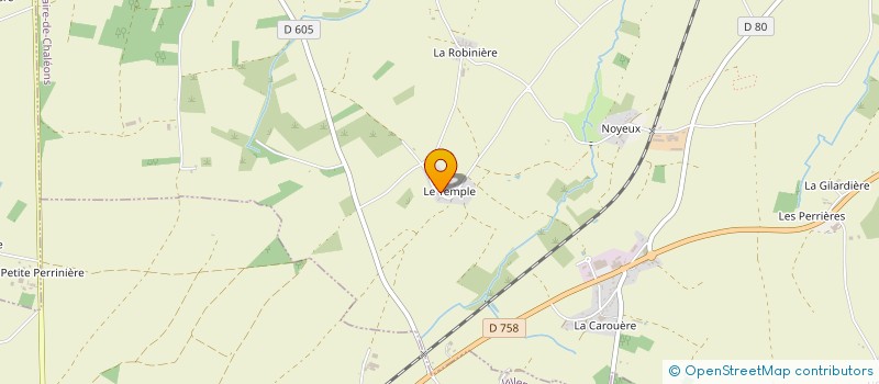 localisation de l'entreprise MONSIEUR GUENAEL NAY  SAINT-HILAIRE-DE-CHALEONS