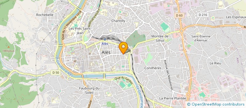 localisation de l'entreprise MONSIEUR GUENAEL PHEDOL  ALES