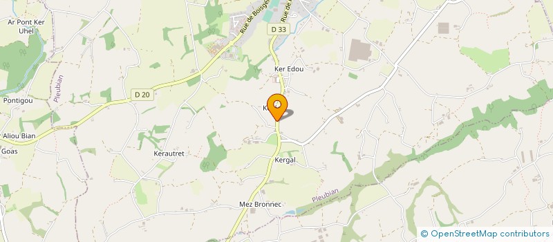 localisation de l'entreprise MONSIEUR GUENAEL ROCHER  PLEUBIAN