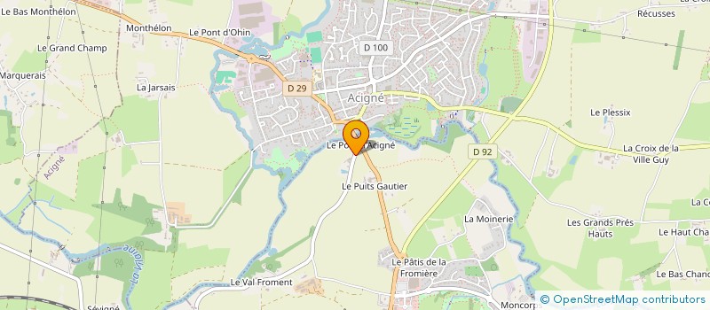 localisation de l'entreprise MONSIEUR GUENAEL SEVESTRE  NOYAL-SUR-VILAINE