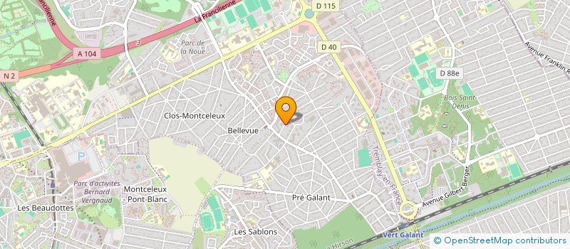 localisation de l'entreprise MONSIEUR GUENDOUZ BEZZAOUYA à VILLEPINTE