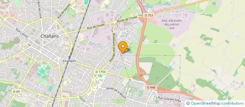 localisation de l'entreprise MONSIEUR GUENHAEL KERISIT à CHALLANS