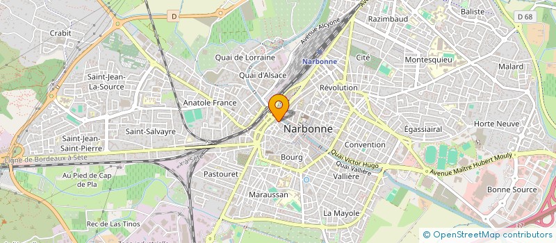 localisation de l'entreprise MONSIEUR GUENNADI VASSILKOV à NARBONNE