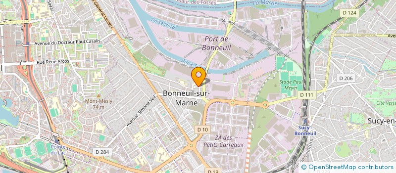 localisation de l'entreprise MONSIEUR GUENOLE BABAKANA MOUKALA  BONNEUIL-SUR-MARNE