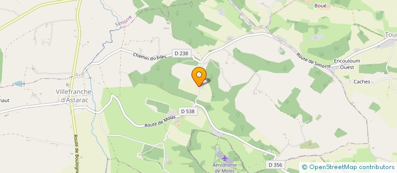 localisation de l'entreprise MONSIEUR GUENOLE BARBET-MASSIN  SIMORRE