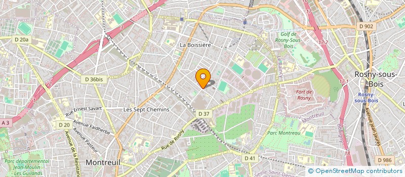 localisation de l'entreprise MONSIEUR GUENOLE FOURNET à MONTREUIL