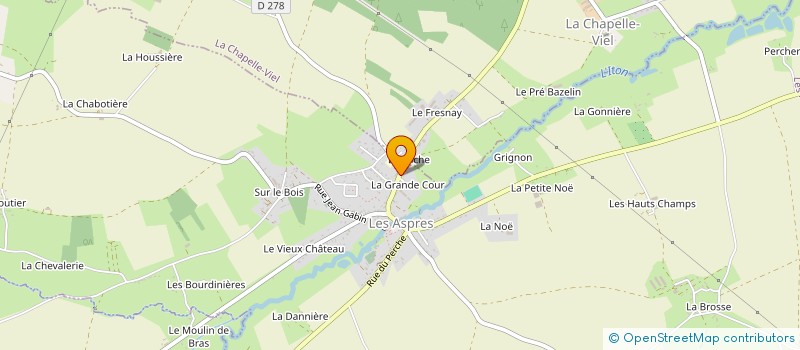 localisation de l'entreprise MONSIEUR GUENOLE LE QUEREC à LES ASPRES