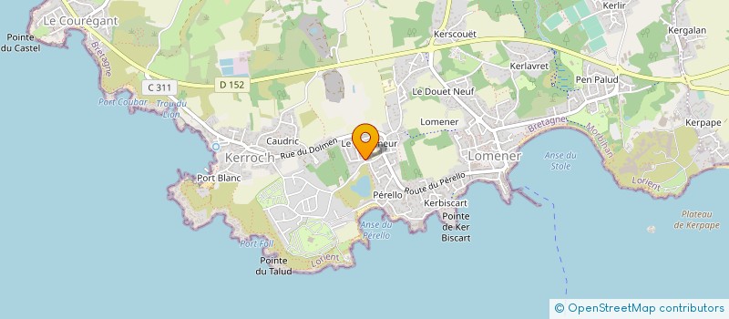 localisation de l'entreprise MONSIEUR GUENOLE PENICAUD  COMMES