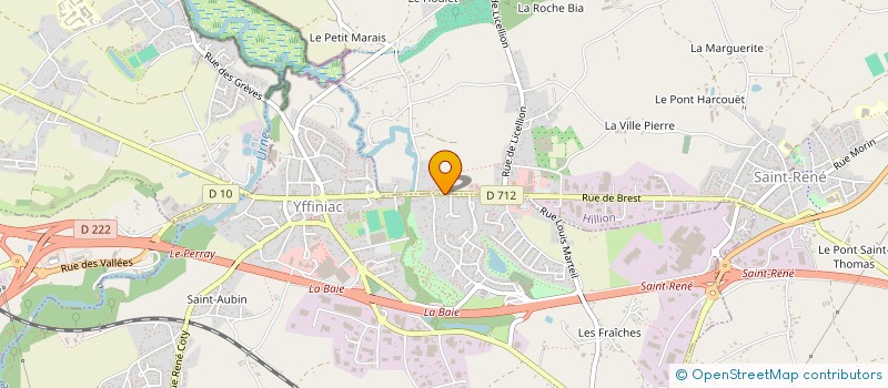 localisation de l'entreprise MONSIEUR GUENOLE TREHOREL à YFFINIAC