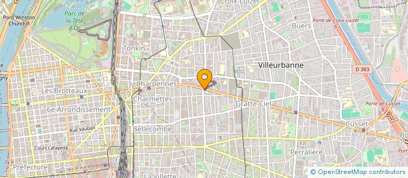 localisation de l'entreprise MONSIEUR GUENRIKH CHELIAN  VILLEURBANNE