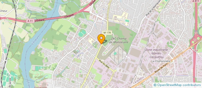 localisation de l'entreprise MONSIEUR GUENSON DORCELUS  NANTES