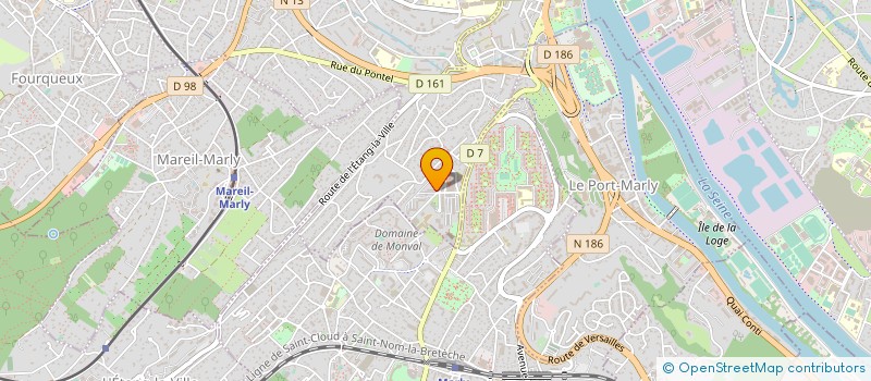 localisation de l'entreprise MONSIEUR GUEORGUI RATZOV à LE PECQ