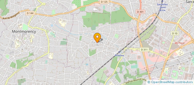 localisation de l'entreprise MONSIEUR GUERDIE LAURENARD  GROSLAY