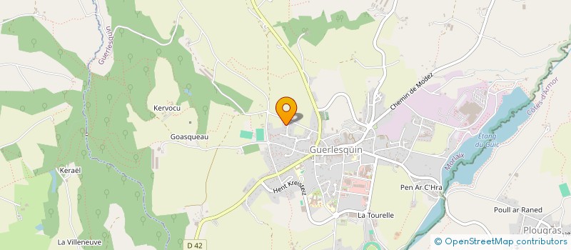 localisation de l'entreprise MONSIEUR GUERIC TASSEL  GUERLESQUIN