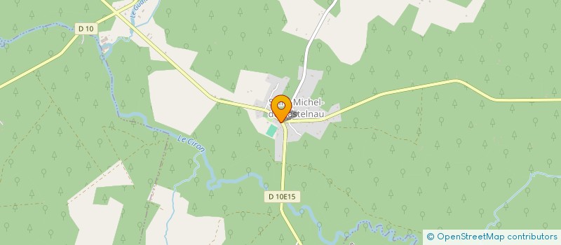 localisation de l'entreprise MONSIEUR GUERINO BETTIN  SAINT-MICHEL-DE-CASTELNAU