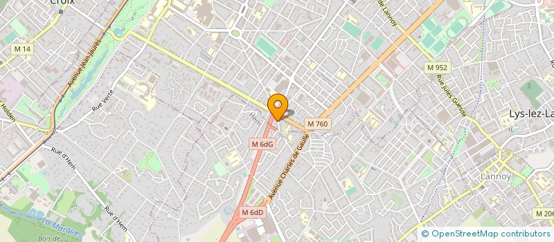 localisation de l'entreprise MONSIEUR GUERINO DE CESARE  ROUBAIX