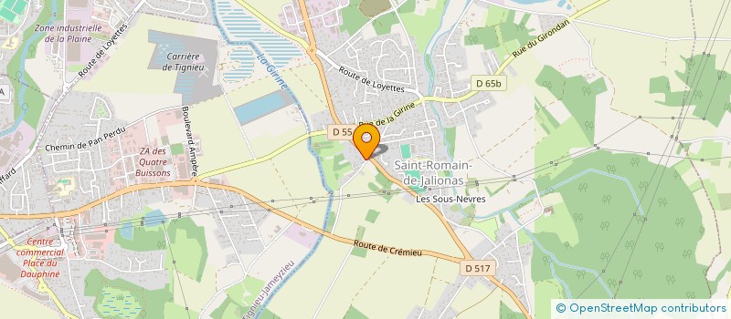 localisation de l'entreprise MONSIEUR GUERLAIN KOTLIAR  SAINT-ROMAIN-DE-JALIONAS