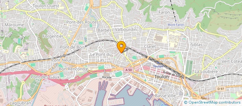 localisation de l'entreprise MONSIEUR GUERRA MARSE à TOULON