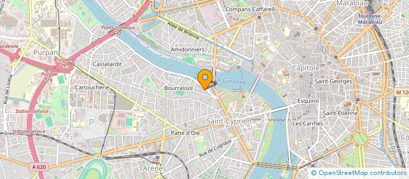 localisation de l'entreprise MONSIEUR GUERS DJIMAFO  TOULOUSE