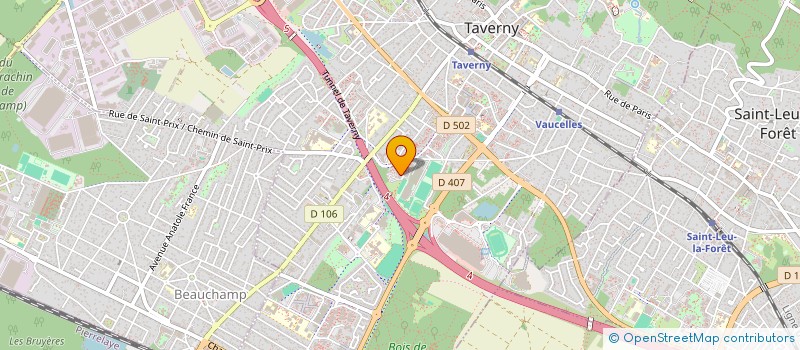 localisation de l'entreprise MONSIEUR GUERVIL CLOTAIRE  TAVERNY