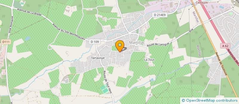 localisation de l'entreprise MONSIEUR GUESSAN DJAKO  MARTILLAC