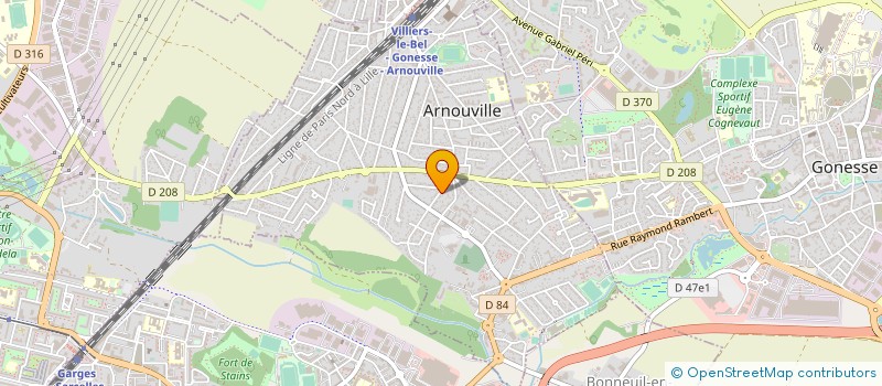 localisation de l'entreprise MONSIEUR GUEVORK EKMEKTCHIAN à ARNOUVILLE