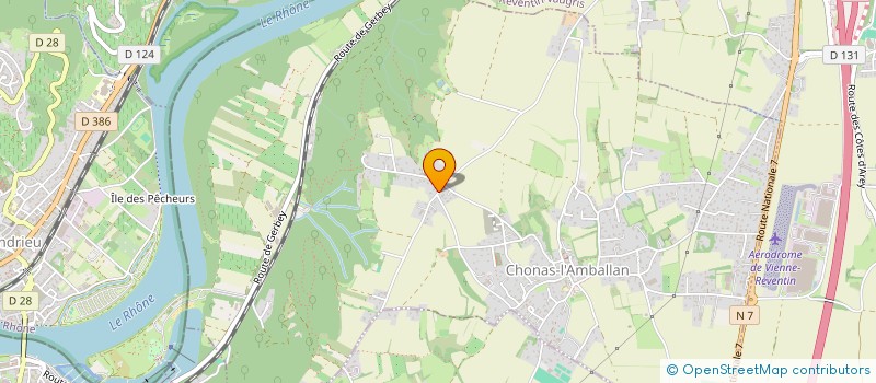 localisation de l'entreprise MONSIEUR GUEVORK TERZIAN  CHONAS-L'AMBALLAN