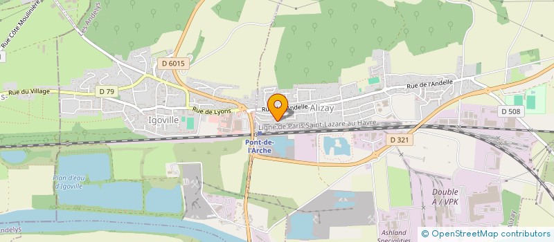 localisation de l'entreprise MONSIEUR GUEWANN PARRAIN  ALIZAY