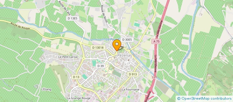 localisation de l'entreprise MONSIEUR GUEWEN DAGIRAL  PEZENAS