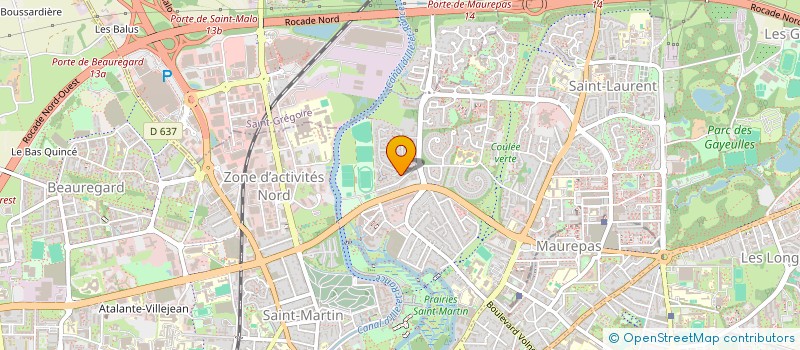 localisation de l'entreprise MONSIEUR GUEWEN PITON  RENNES