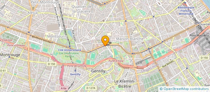 localisation de l'entreprise MONSIEUR GUEYE DRAME  PARIS