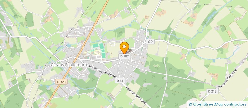 localisation de l'entreprise MONSIEUR GUIBERT ROBERT  CERANS-FOULLETOURTE