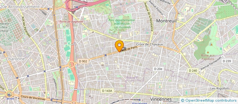 localisation de l'entreprise MONSIEUR GUIBRIL DIOP PAPA à MONTREUIL