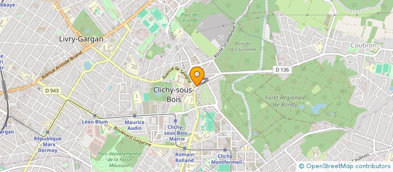 localisation de l'entreprise MONSIEUR GUIDEON ACHEAMPONG à CLICHY-SOUS-BOIS