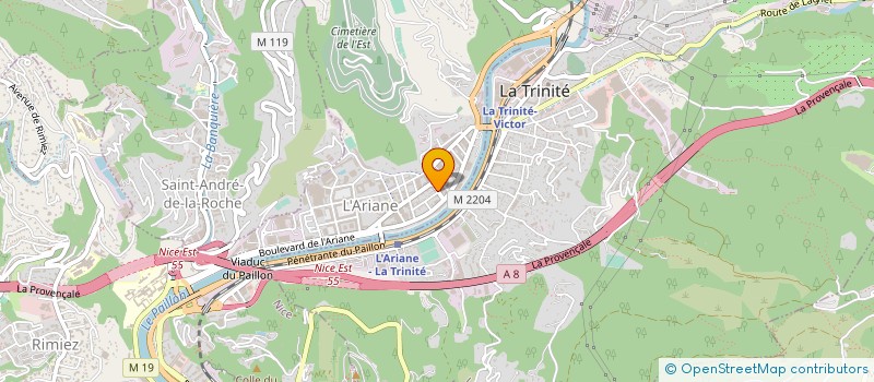 localisation de l'entreprise MONSIEUR GUIDO BAGGIANI à NICE