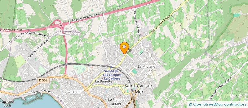 localisation de l'entreprise MONSIEUR GUIDO FALCHI à SAINT-CYR-SUR-MER