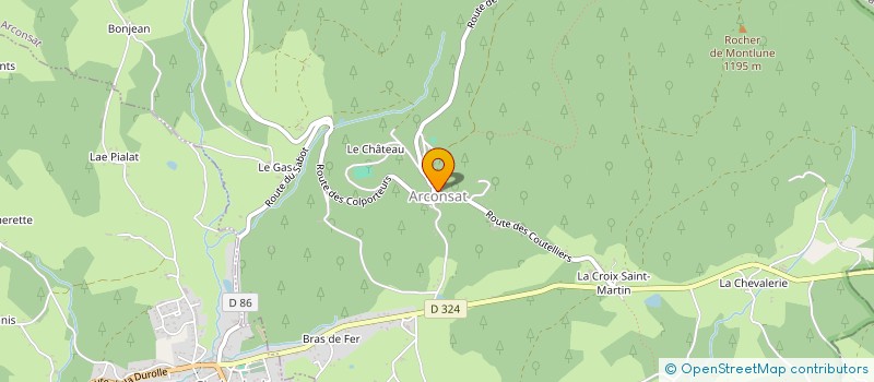 localisation de l'entreprise MONSIEUR GUIDO FUGARDI  ARCONSAT