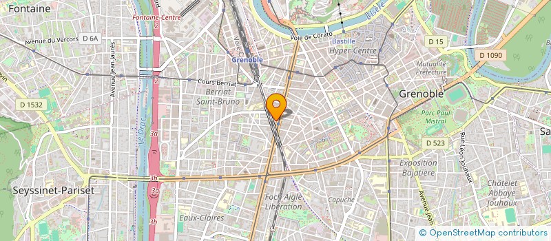 localisation de l'entreprise MONSIEUR GUIGREHI ZECRE à GRENOBLE