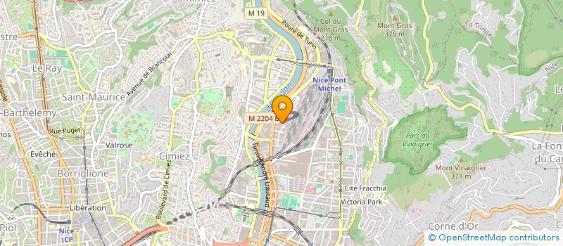 localisation de l'entreprise MONSIEUR GUIHERME VIEIRA MENDONCA  NICE